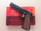 RARE Garcia Sporting Arms Star Model PS .45 ACP Pistol w/ Original Box, Manual, 3 Mags
** Flat-Mint & Unfired!!! ** SOLD - 1 of 25