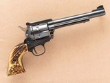 Ruger Blackhawk Old Model, Fitted with Attractive Stag Grips, Cal. .357 Magnum, 3-Screw frame, 1971 Vintage - 1 of 8