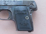 1909 Vintage Colt Model 1908 Vest Pocket Hammerless .25 ACP
** Early 2nd Year Production ** SOLD - 3 of 20