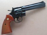 Early Colt Python .357 Magnum 6" barrel Royal Blue **Mfg. 1961** SOLD - 1 of 23