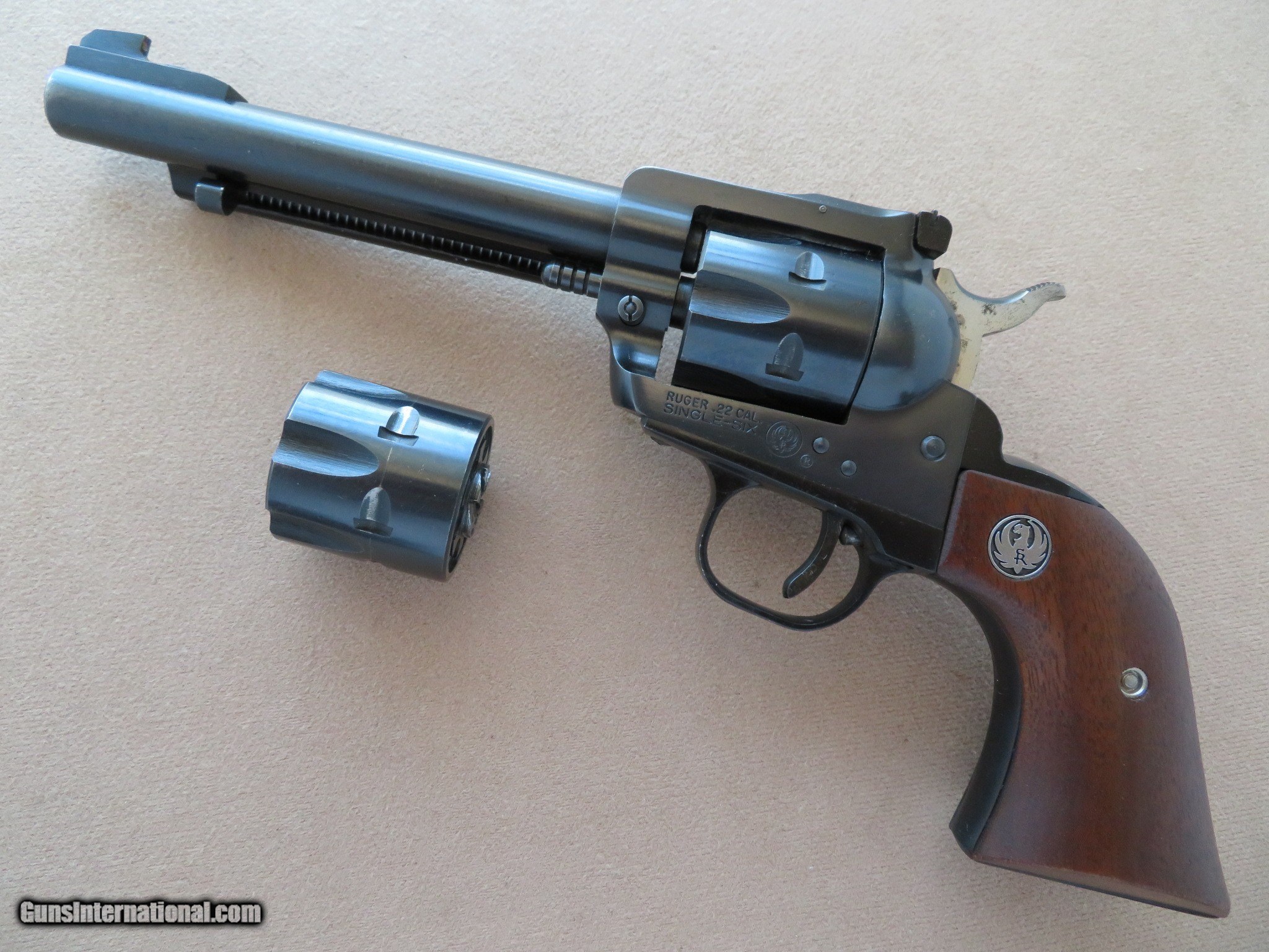 1971 Vintage Old Model Ruger Super Single Six Convertible 22 Revolver Un Modified Original 6783