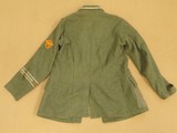 WW2 Nazi Feldgendarmerie Officer's Tunic w/ Cuff Title, Breast Eagle, & Sleeve Eagle SOLD - 19 of 25