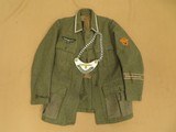WW2 Nazi Feldgendarmerie Officer's Tunic w/ Cuff Title, Breast Eagle, & Sleeve Eagle SOLD - 1 of 25
