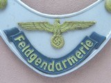 WW2 Nazi Feldgendarmerie Officer's Tunic w/ Cuff Title, Breast Eagle, & Sleeve Eagle SOLD - 10 of 25