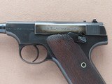 Pre-War 1st Series 1928 Vintage Colt Woodsman .22 Automatic Pistol
** Early Standard Velocity Gun ** SOLD - 2 of 25