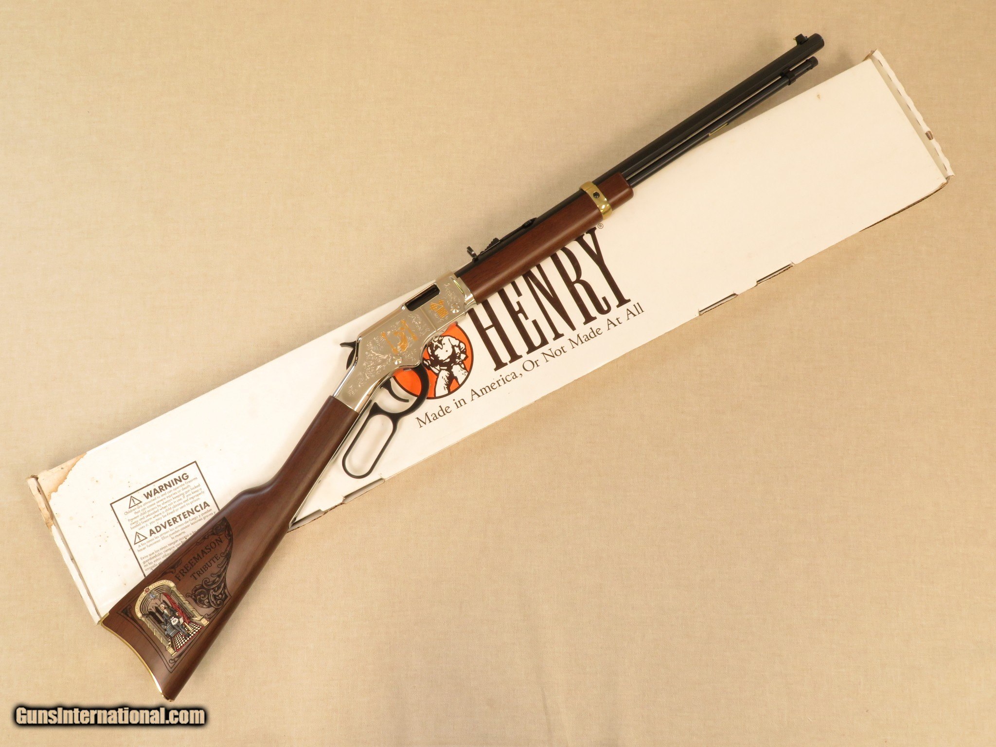 Henry Repeating Arms, Golden Boy Model H004MAS, Masons Tribute Edition