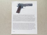 1914 Vintage Colt 1911 Commercial Model ID'ed to WWI Veteran "Capt. Heitmeyer", Cal. .45 ACP, World War One Provenance & Documents SOLD - 19 of 22