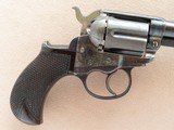 Colt Model 1877 Lightning, 1st Year Production, Cal. .38 Colt, 3 1/2 Inch Barrel, Checkered Rosewood Grips - 4 of 12