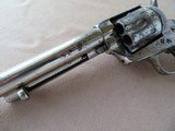Colt Single Action Army U.S. Cavalry Model .45 Long Colt Nickel Plated MFG. 1883 **Unusual State Militia/Factory Buy Back** - 6 of 25