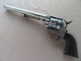 Colt Single Action Army U.S. Cavalry Model .45 Long Colt Nickel Plated MFG. 1883 **Unusual State Militia/Factory Buy Back** - 1 of 25