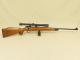 1950's Vintage Sako Pre-Vixen L46 Rifle in .222 Remington in Custom Bishop Stock w/ Period Sako Rings & Weaver K10 Scope SOLD - 1 of 25