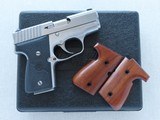 Kahr Mk9 Micro Series Elite 98 Stainless 9mm Pistol w/ Box, Manuals, Extra Mag, & Extra Factory Walnut Grips
** Exceptional Carry Pistol ** SOLD - 1 of 22