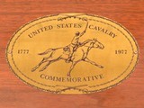 Colt U.S. Cavalry 200th Anniversary Set, Walnut Presentation Case, Commemorative Made in 1977, with Accessories - 3 of 18