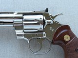 1979 Vintage Colt Python 6" Inch Nickel Finish
** Excellent Condition ** - 3 of 25