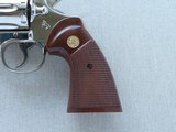 1979 Vintage Colt Python 6" Inch Nickel Finish
** Excellent Condition ** - 2 of 25