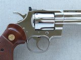 1979 Vintage Colt Python 6" Inch Nickel Finish
** Excellent Condition ** - 7 of 25