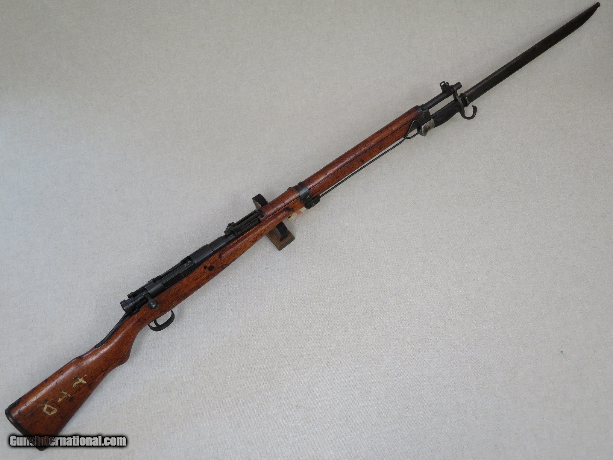 Ww2 Vet G I Bring Back Kokura Arsenal Type 99 Arisaka Rifle In 7 7 Japanese Combat Used W Bayonet And Original Capture Sold