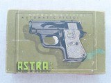 1960 Vintage Astra Cub .22 Short Pistol w/ Original Box, Extra Mag, Cleaning Rod, & Manual
** MINTY & Beautiful! ** SOLD - 24 of 25