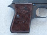 1960 Vintage Astra Cub .22 Short Pistol w/ Original Box, Extra Mag, Cleaning Rod, & Manual
** MINTY & Beautiful! ** SOLD - 9 of 25