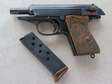 Scarce 1939 Walther PPK Commercial Dural Frame Duralumin W/ Green Cast Anodizing .32 A.C.P. 7.65 MM **Crown N Proofed** SALE PENDING - 22 of 25