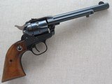 Old Model Ruger Single Six Magnum Flattop .22 Mag. **MFG. 1960 w/ XR3 frame and varnished grips** - 1 of 25