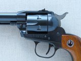 1961 Vintage Ruger Old Model Single Six .22 WRF Flat Top Revolver w/ Factory Added .22 LR Cylinder & Parts - 4 of 25