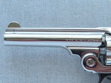 1909 Vintage Smith & Wesson New Departure Safety Hammerless in .32 S&W (3rd Model) ** Beautiful Re-Nickel w/ Pearl Grips ** SOLD - 4 of 25