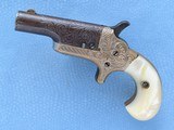 Colt Third Model Derringer (Thuer Model), Factory Engraved, Cal. .41 RF, 1885 Vintage - 8 of 11