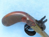 Double Barrel Pocket Pistol, Belgian Manufactured, .36 Caliber Percussion - 8 of 12