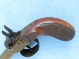 Double Barrel Pocket Pistol, Belgian Manufactured, .36 Caliber Percussion - 7 of 12