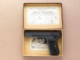Colt Model 1908, Mint Condition, Cal. .380 ACP, 1923 Vintage - 1 of 14