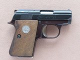 1972 Vintage Colt Junior Model .25 ACP Pistol w/ Vintage Holster SOLD - 1 of 23