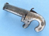 Moore's Patent Single Shot Pocket Pistol, Rare Arrow Stamp, Cal. .41 RF, Feb. 24,1865 Patent Dated - 2 of 12