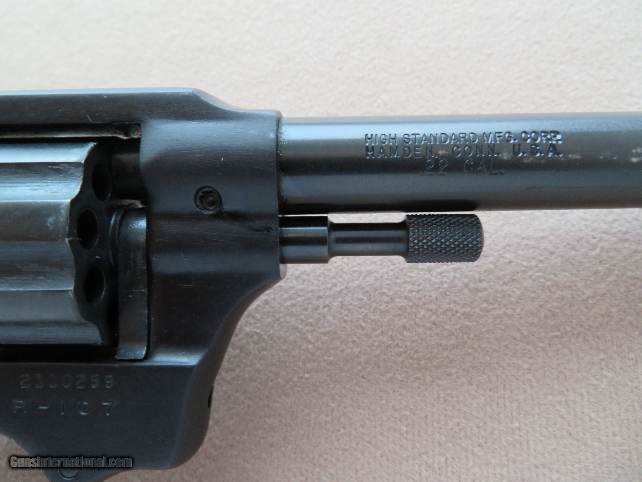 High Standard Sentinel Deluxe .22 L.R. Revolver 6