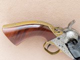 IGI Domino New York, 1862 Pocket Police Colt Replica, Hand Engraved, Cal. .36 Percussion - 6 of 7