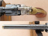 IGI Domino New York, 1862 Pocket Police Colt Replica, Hand Engraved, Cal. .36 Percussion - 3 of 7