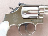 1968 Vintage Nickel Smith & Wesson Model 15-3 Combat Masterpeice .38 Special Revolver w/ Pearl Grips, Box, Etc.
** Beautiful Unfired Gun! ** SOLD - 6 of 25