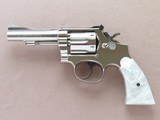 1968 Vintage Nickel Smith & Wesson Model 15-3 Combat Masterpeice .38 Special Revolver w/ Pearl Grips, Box, Etc.
** Beautiful Unfired Gun! ** SOLD - 8 of 25