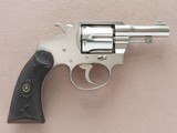 1935 Vintage Factory Nickel Colt Police Positive in .32 Police Caliber w/ 2.5" Barrel
** Beautiful Colt in Scarce Configuration ** SOLD - 5 of 25