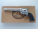 Beretta Stainless Steel 7.5" Stampede INOX Single Action Revolver in .45 Long Colt w/ Box, Manual, Etc.
** Excellent Condition ** - 1 of 25