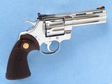 Colt Python Ultimate Bright Stainless Steel, Cal. .357 Magnum, 4 Inch Barrel, 1996 Vintage SALE PENDING - 2 of 10