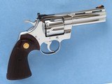 Colt Python Ultimate Bright Stainless Steel, Cal. .357 Magnum, 4 Inch Barrel, 1996 Vintage SALE PENDING - 9 of 10