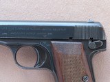 WW2 1941-42 Vintage Nazi FN Browning Model 1922 .32 ACP Pistol
** All-Original, Matching, and Attractive Example ** SOLD - 3 of 25