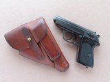 WW2 1944 Walther PPK Duraluminum .32 ACP Pistol w/ Holster & Extra Mag
** Scarce Nazi Pistol Rig **
SOLD - 1 of 25