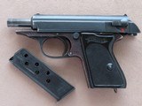 WW2 1944 Walther PPK Duraluminum .32 ACP Pistol w/ Holster & Extra Mag
** Scarce Nazi Pistol Rig **
SOLD - 18 of 25