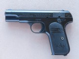 1912 Vintage Colt Model 1903 Pocket .32 ACP Pistol w/ Original Box, Manual, Paperwork, Hang Tag, Etc.
** Exceptional Example! ** SOLD - 7 of 25