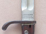 WW1 1917 Mauser Oberndorf 1898/05 Butcher Blade Bayonet & Original Scabbard
** Fresh From WW2 Vet's Family! **
SOLD - 2 of 12
