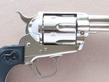 2000 Vintage Nickel Finish American Western Arms 4" Model 1873 Peacekeeper in .45 Colt w/ Original Box, Manual, Etc.
** Unfired and Mint! ** - 8 of 25