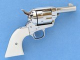 Pair of Colt Sheriffs Models, Consecutive Serial Numbered, Ivory Grips, Nickel Plated, Chambered in .45 LC - 9 of 17