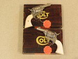 Pair of Colt Sheriffs Models, Consecutive Serial Numbered, Ivory Grips, Nickel Plated, Chambered in .45 LC - 12 of 17